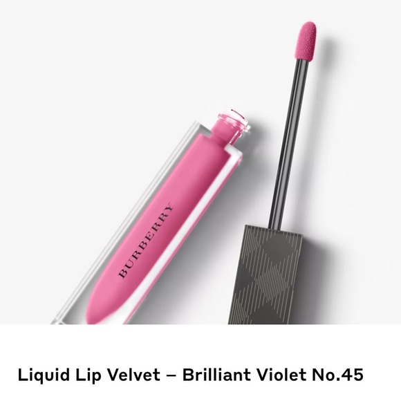 Burberry Other - Burberry liquid lip velvet brilliant violet no 45
